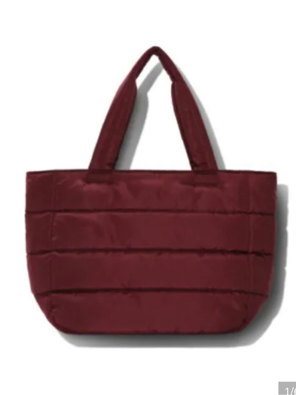 Splits59 Quilted Tote Bag in Deep Burgundy Gym Bag
